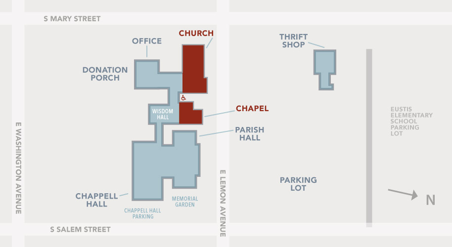 Chapel and Church locations